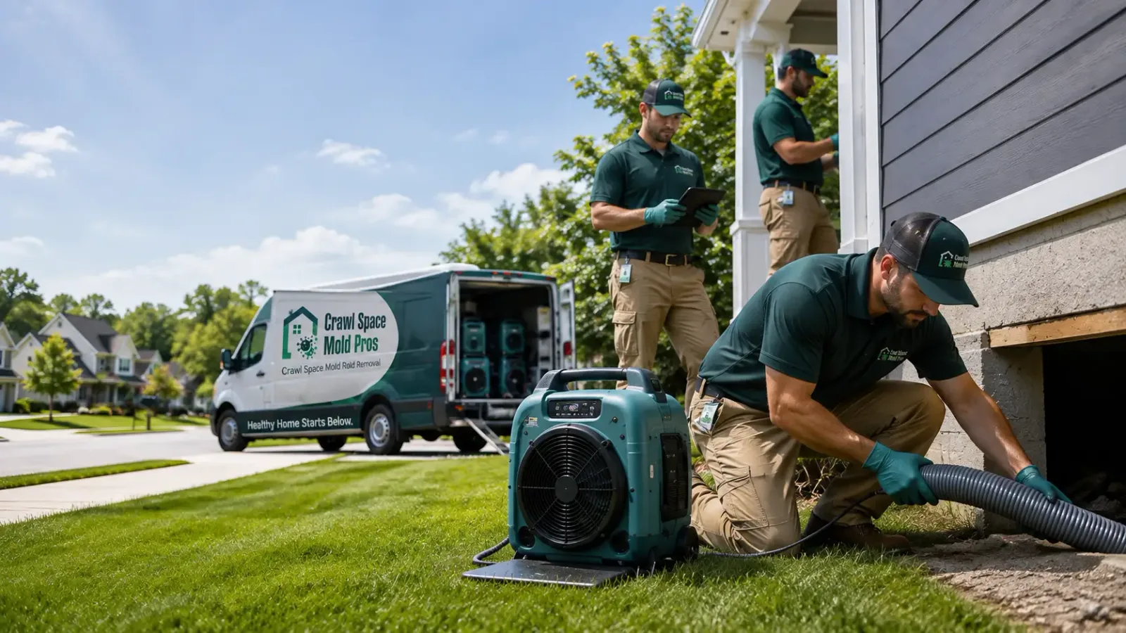 Crawl Space Mold Removal in Elberta, MI
